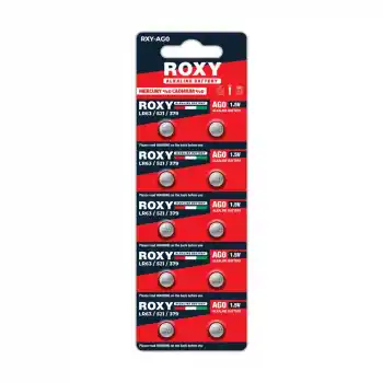 AG0 LR63/LR521/379 10 Mah Alkalin Düğme Pil 10 Lu Paket