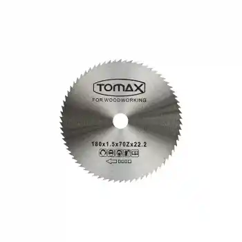 Ağaç Daire Testeresi (Elmassız) 180x1,5 Diş 70z