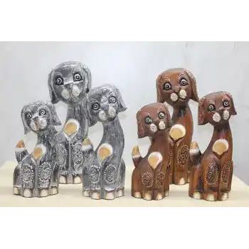 Ahşap 3Lü Köpek Seti 3Trendy-1