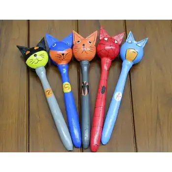 Ahşap 5Li Marakas Seti Polos:13