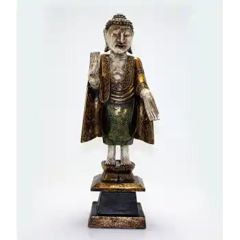 Ahşap Buda Figürü No:3