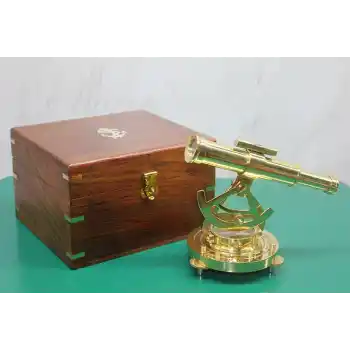 Ahşap Kutulu Pusulalı Dürbün 2189/6