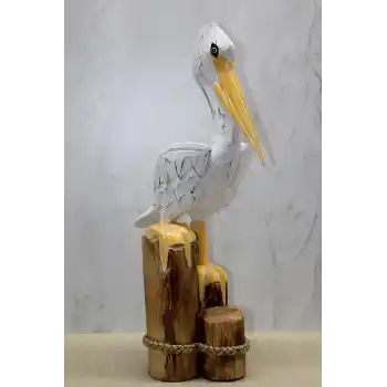 Ahşap Pelikan 60 Cm 3Okas-7