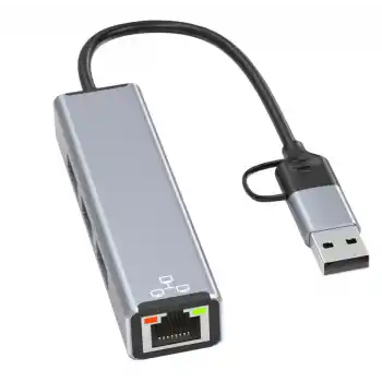 Airsky Hc78 Usb Type C 2 İn 1 Usb Hub Ethernet Çevirici