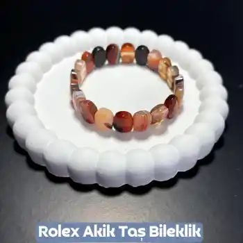 Akik Rolex Taş Bileklik