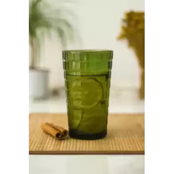 Allegra Koyu Yeşil Bardak - 750 ml Tekli Akrilik Malzeme - Cam Değildir Kırılmaya Dayanıklı