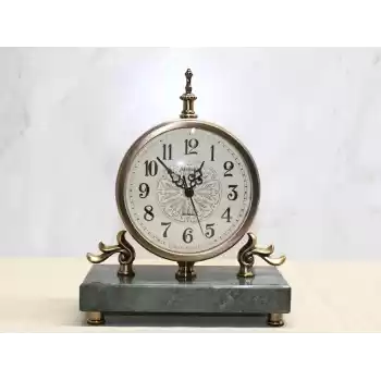 Altı Mermer Masa Üstü Saat Alk4322
