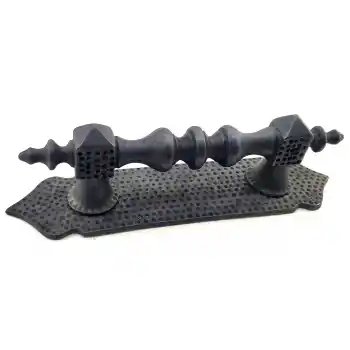 Antika Tarz Dekoratif Pirinç Ağır Kapı Çekme Kolu - 280x65 mm, Oksit