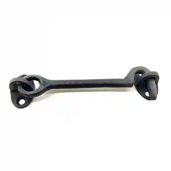 Antika Tarz Dekoratif Pirinç Çengeli - 13cm, Oksit