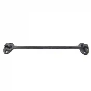 Antika Tarz Dekoratif Pirinç Çengeli - 20cm, Oksit