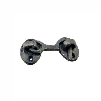 Antika Tarz Dekoratif Pirinç Çengeli - 5cm, Oksit