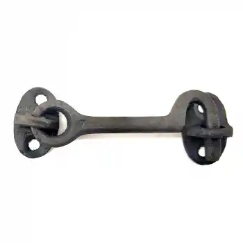 Antika Tarz Dekoratif Pirinç Çengeli - 8,5cm, Oksit