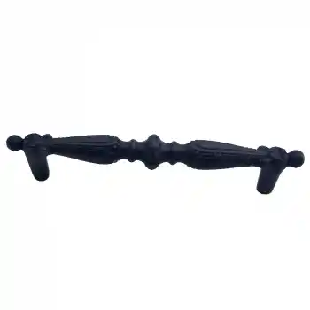 Antika Tarz Dekoratif Pirinç Yeni Sütun Mobilya Kulbu - 192mm, Oksit