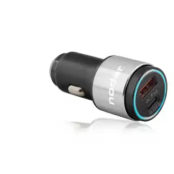 Araç Şarj Adaptörü Usb + Type-C Pd Qc 3.0 45W Metal - Siyah ND1076