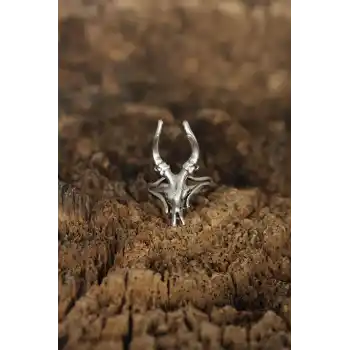 Ayarlanabilir Boynuz Tasarımlı Erkek Yüzük