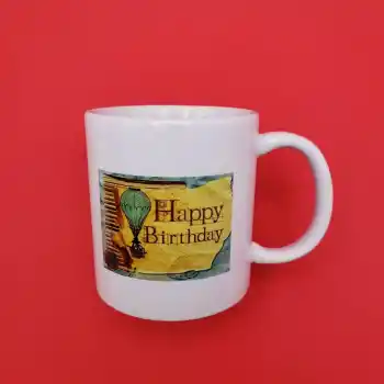 Baskılı Happy Birthday Kupa Bardak