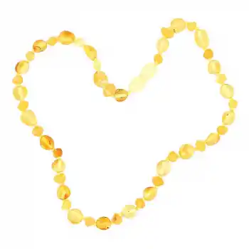 Bebek Damla Kehribar Diş Kolye