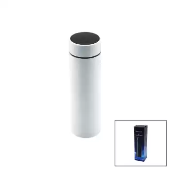 BEYAZ LED DERECE GÖSTERGELİ   304-ÇELİK  TERMOS  500ML  FİLTRELİ 12 SAAT SICAK - SOĞUK TUTMA (5069)