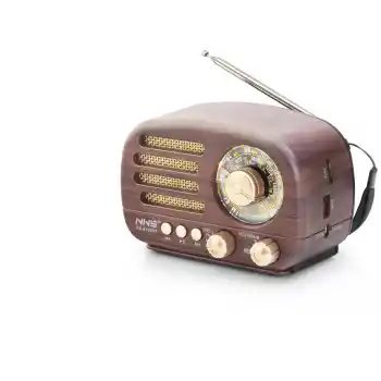 Bluetooth Nostaljik Hoparlör Fm 14.3 X 8 X 9.4 Cm NS8100BT