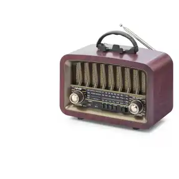 Bluetooth Nostaljik Hoparlör Fm 24.8 X 11.7 X 18.5 Cm NS6639BT