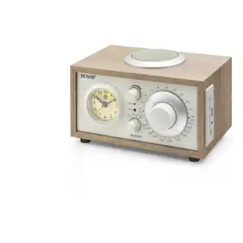 Bluetooth Nostaljik Hoparlör Fm Retro Saatli 217 X 160 X 130 Cm NS808BT