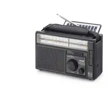 Bluetooth Solar Panelli Fm Radyo Usb Tf Nostaljik Hoparlör - Siyah NS9951BTS