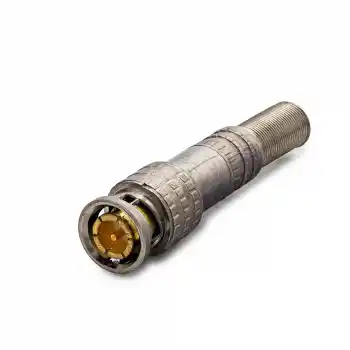 Bnc Konnektör Yaylı Siyah HD4307