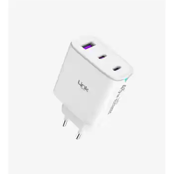 C317 Safe 3 Çıkışlı 45W Hızlı Şarj Adaptörü