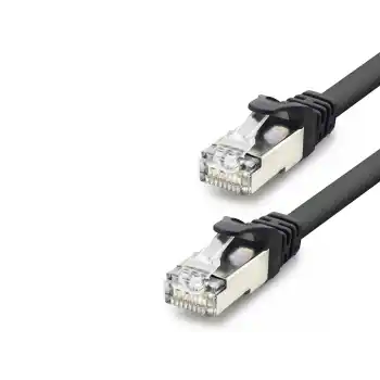 Cat7 Ethernet Patch Kablosu 10 Gbps 600 Mhz 1.5 M - Siyah HDX5091