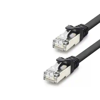 Cat7 Ethernet Patch Kablosu 10 Gbps 600 Mhz 5 M - Siyah HDX5093