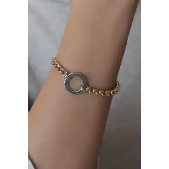 Çelik Mix Renk Kadın Bileklik