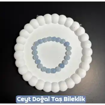 Ceyt Doğal Taş Bileklik - açık mavi