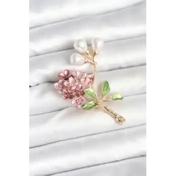 Çiçek Model Broş