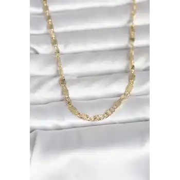 CM 14K Gold Renk Lazer Model 45 cm Kadın Kolye