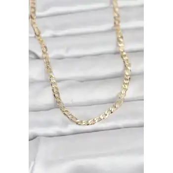 CM 14K Gold Renk Zincir Model 60 cm Kadın Kolye