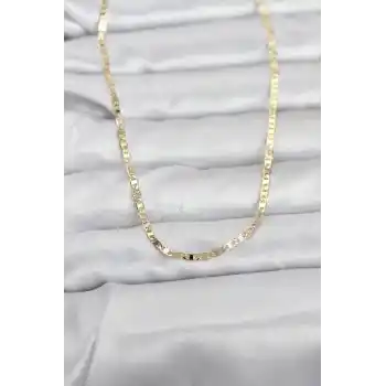 CM 14K Gold Renk Zincir Model 60 cm Kadın Kolye