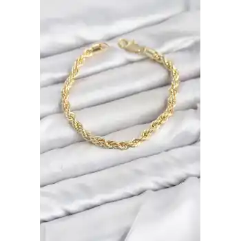 CM Burgu Model Gold Renk Pirinç Kadın Bileklik