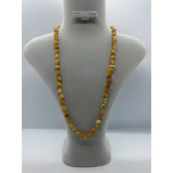 Damla Kehribar Kolye