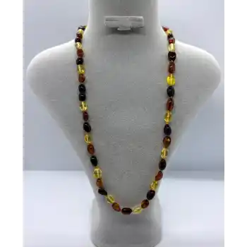 Damla Kehribar Kolye