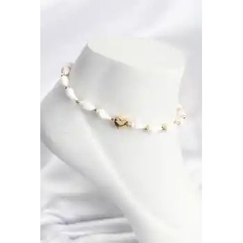 Deniz Kabuğu Model Kalp Detay Halhal