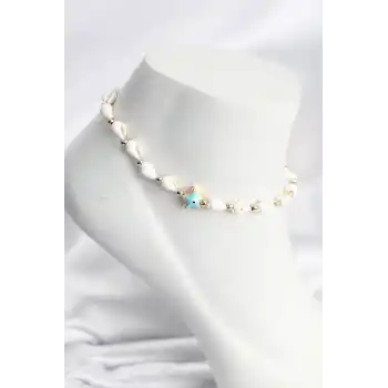 Deniz Kabuğu Model Yıldız Detaylı Halhal