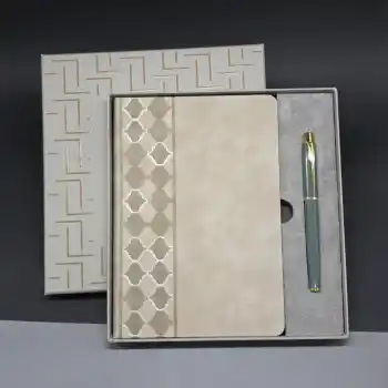 Deri Defter Ve Kalem Set