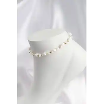Doğal Deniz Kabuğu Model ve Kristal Taş Model Halhal