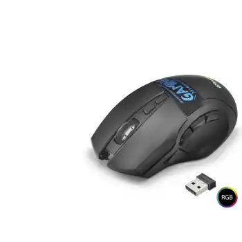 Dual Mode Kablosuz Mouse 2400 Dpi 9 Tuş 500Hz Rgb - Siyah W10