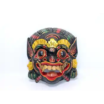 Duvara Asmalı Renkli Maske 22 Cm Taru Merta-3