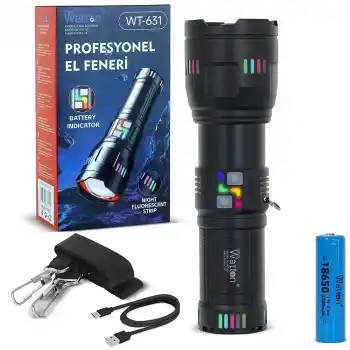Etkili Profesyonel El Feneri 30.000 Lümen WT-631