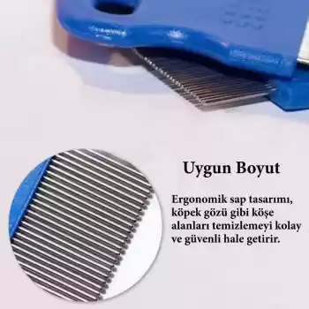 Evcil Hayvan Kedi Köpek Pire Tarağı ve Köpek Gözyaşı Lekesi Tarağı (5069)