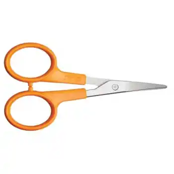 Fiskars 9808 M204 Kavisli Nakış Aplike Makası No: 4 inç / 10 cm - Paslanmaz Çelik