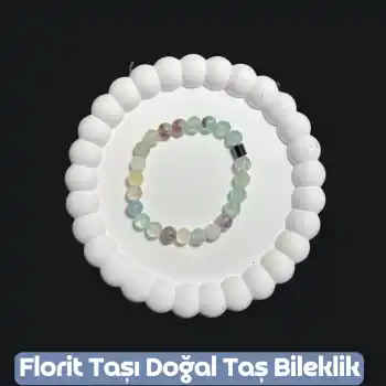 Florit Taşı Doğal Taş Bileklik