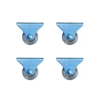 Furç Sabit Teker - 38MM - Şeffaf HKS237 - 4 Adet